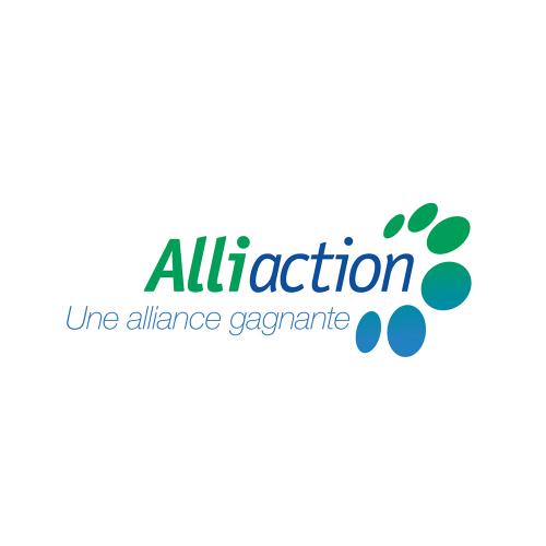 Logo pour une alliance entre Fondaction et Desjardins 