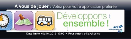 Affiche ludique pour la Société de Transport de Laval