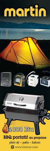 Publicité géante pour les divers produits Martin