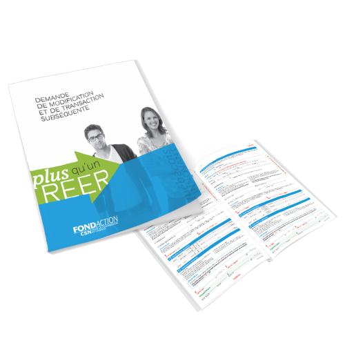 Formulaire pour le REER de Fondaction de la CSN