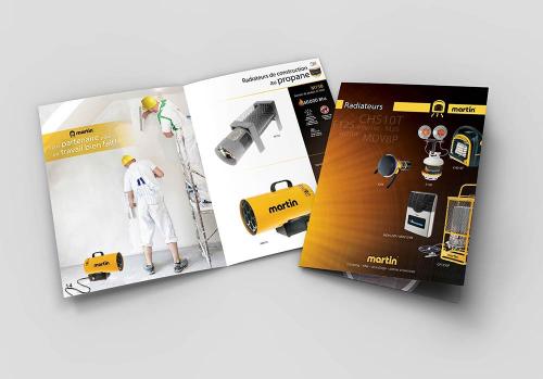 Feuille de vente pour les radiateurs chez Martin