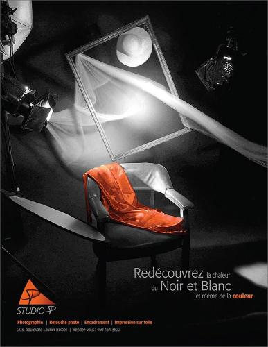 Publicité pour PRAC photo, entreprise établie depuis longtemps à Beloeil