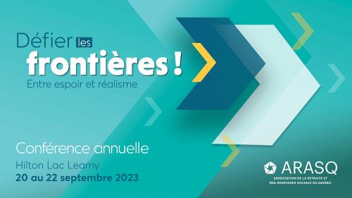 Coonférence annuelle ARASQ 2023