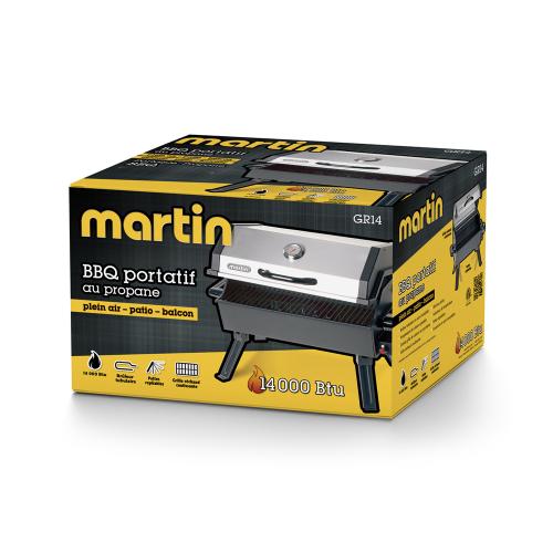 Emballage du BBQ portatif Martin 