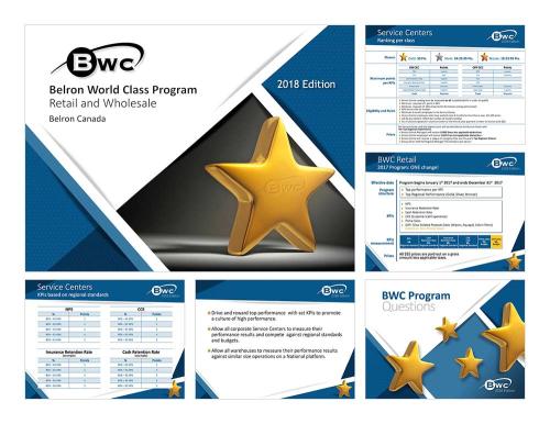 Présentation pour les meilleurs vendeurs chez Belron Canada