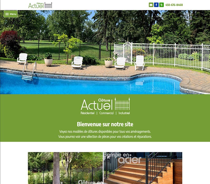 Entreprise de clôtures sur la Rive-Sud de Montréal.