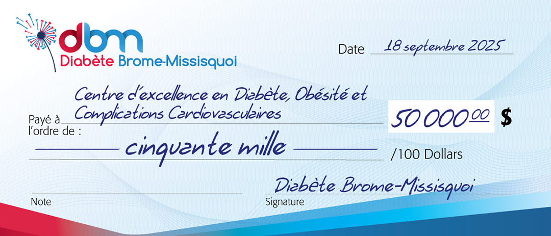 Chèque grand format DBM