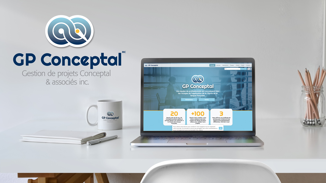 Nouveau site web pour GP Conceptal